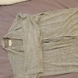 Lou & Grey Heathered Grey Cardigan